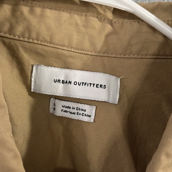 Urban Outfitters Tan Striped Jacket XL - Picture 2 of 4